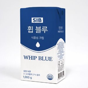 [할인판매]선인 휩블루 식물성 가당 휘핑크림 1kg